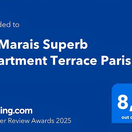 Le Marais Superb Apartment Terrace Paris Free Netflix ภายนอก รูปภาพ