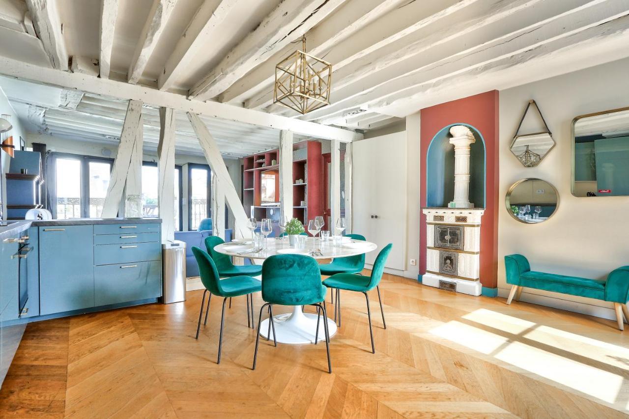 Le Marais Superb Apartment Terrace Paris Free Netflix ภายนอก รูปภาพ